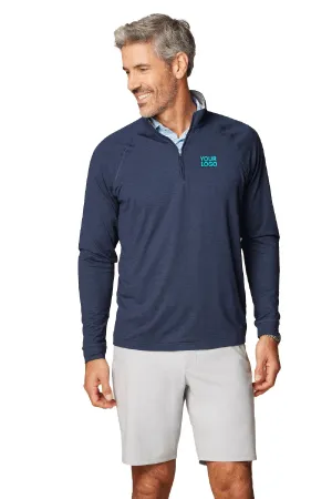 Johnnie O Freeborne Performance 1/4 Zip Custom Pullovers, Wake