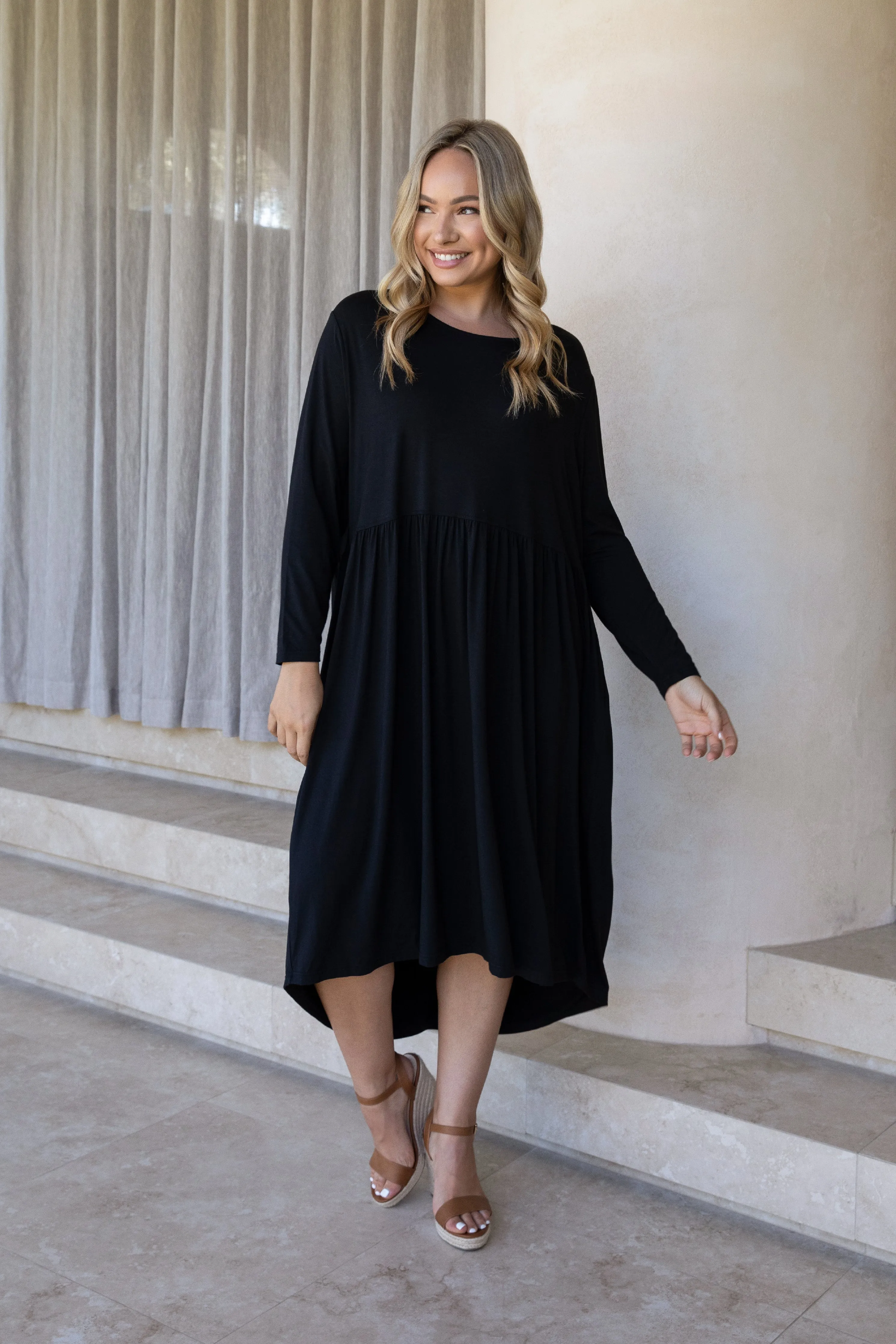 Juniper Dress | Black | FINAL SALE