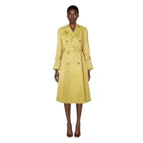 JUNYA WATANABE Green & Yellow Long Runway Trench Coat | Size US 4