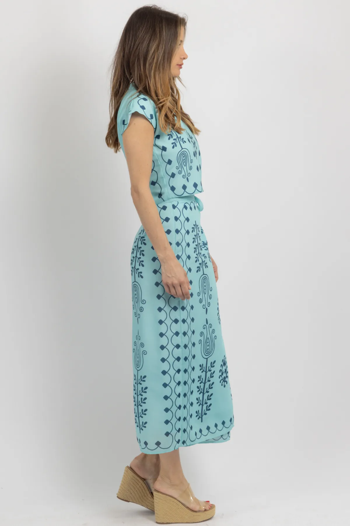 KAMORA AQUA SKIRT SET *BACK IN STOCK*