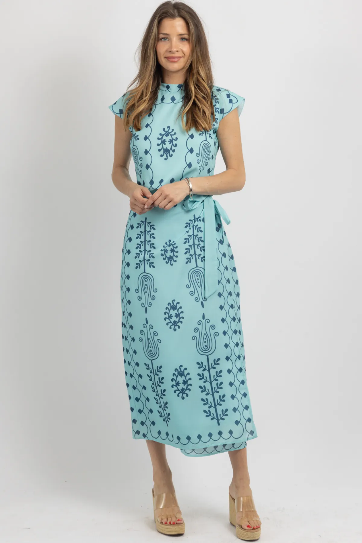 KAMORA AQUA SKIRT SET *BACK IN STOCK*