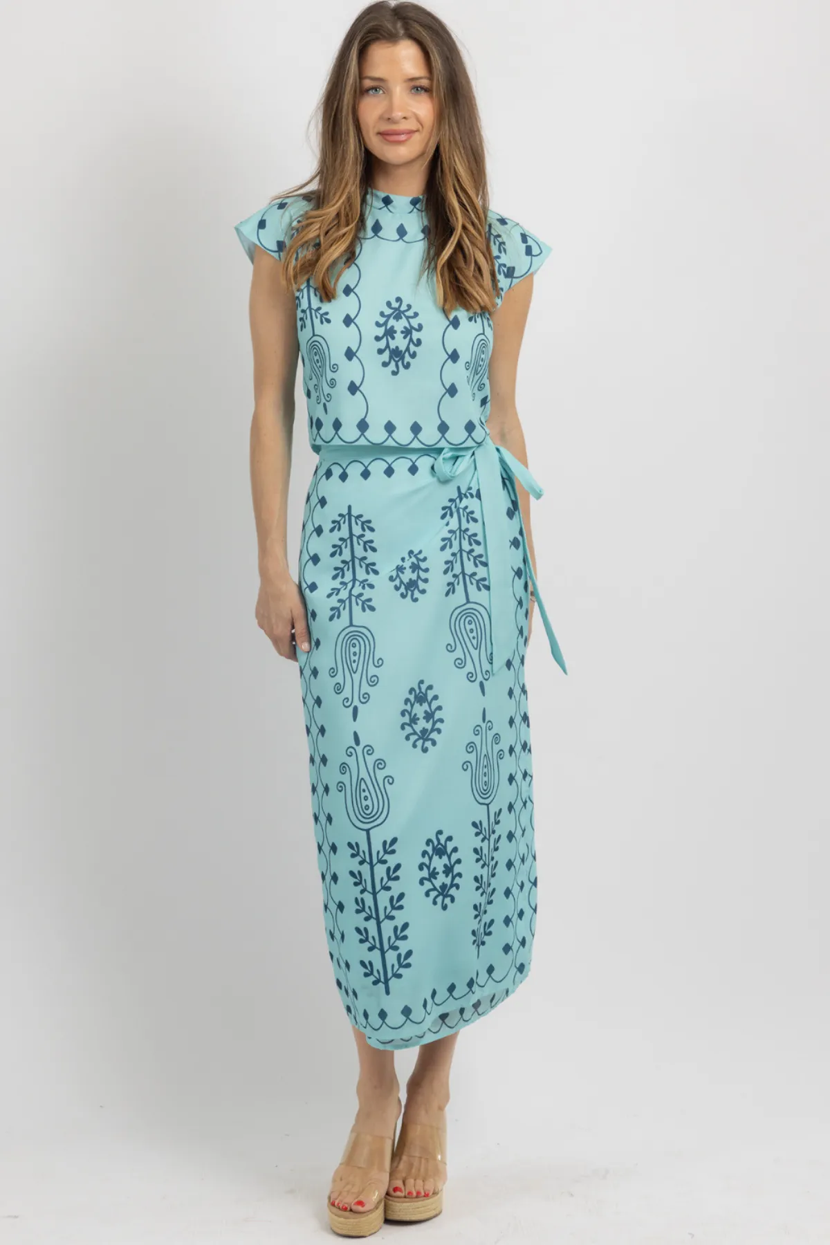 KAMORA AQUA SKIRT SET *BACK IN STOCK*