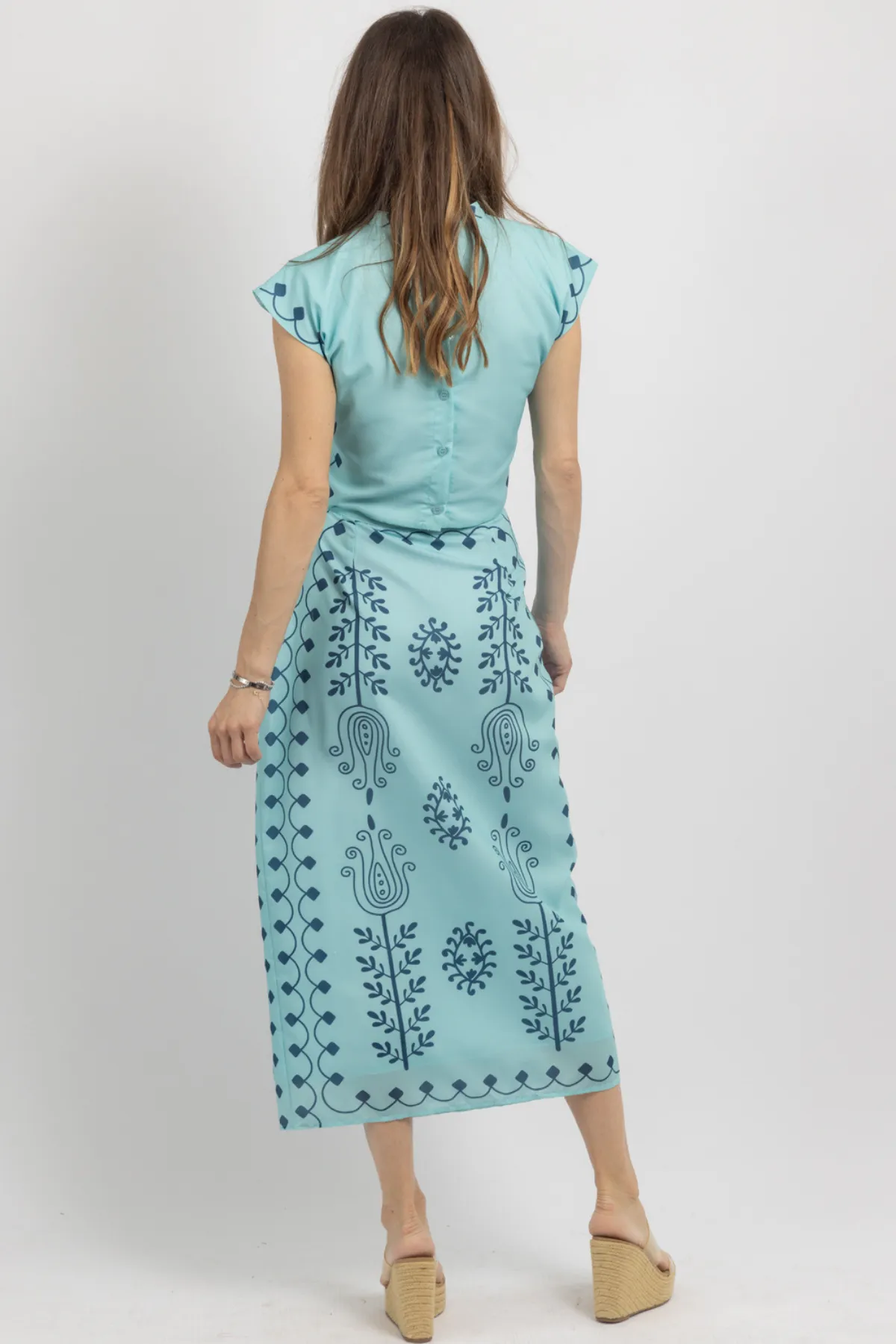 KAMORA AQUA SKIRT SET *BACK IN STOCK*