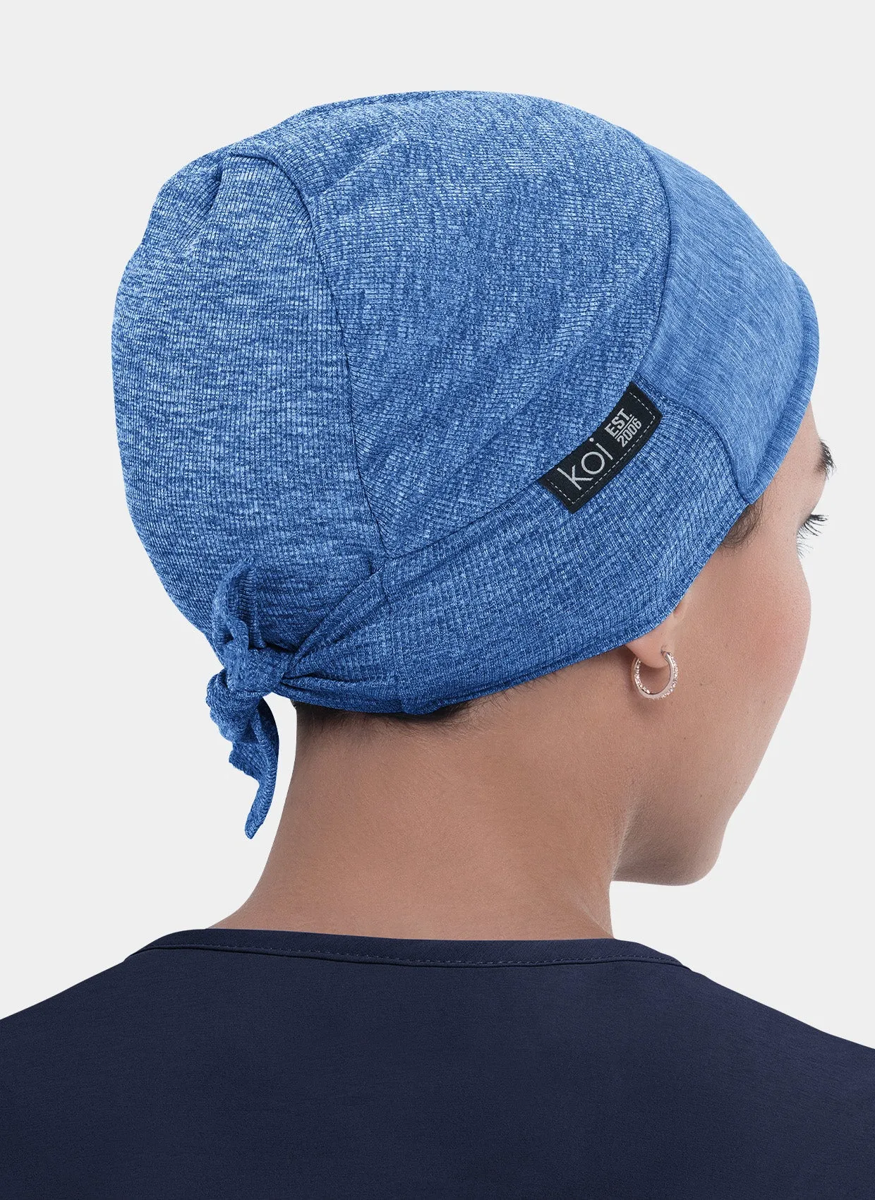 Koi Unisex Scrub Hat - Heather Galaxy