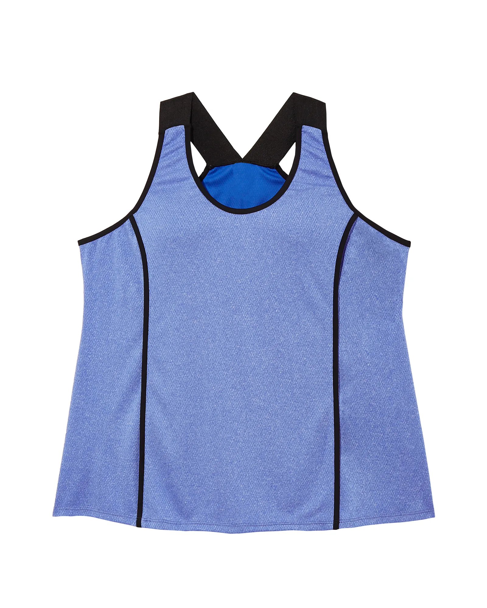 Lark Tank with Contrast Straps | Royal Blue / Black