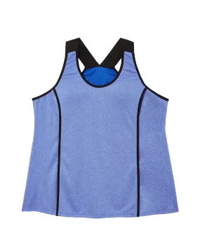 Lark Tank with Contrast Straps | Royal Blue / Black