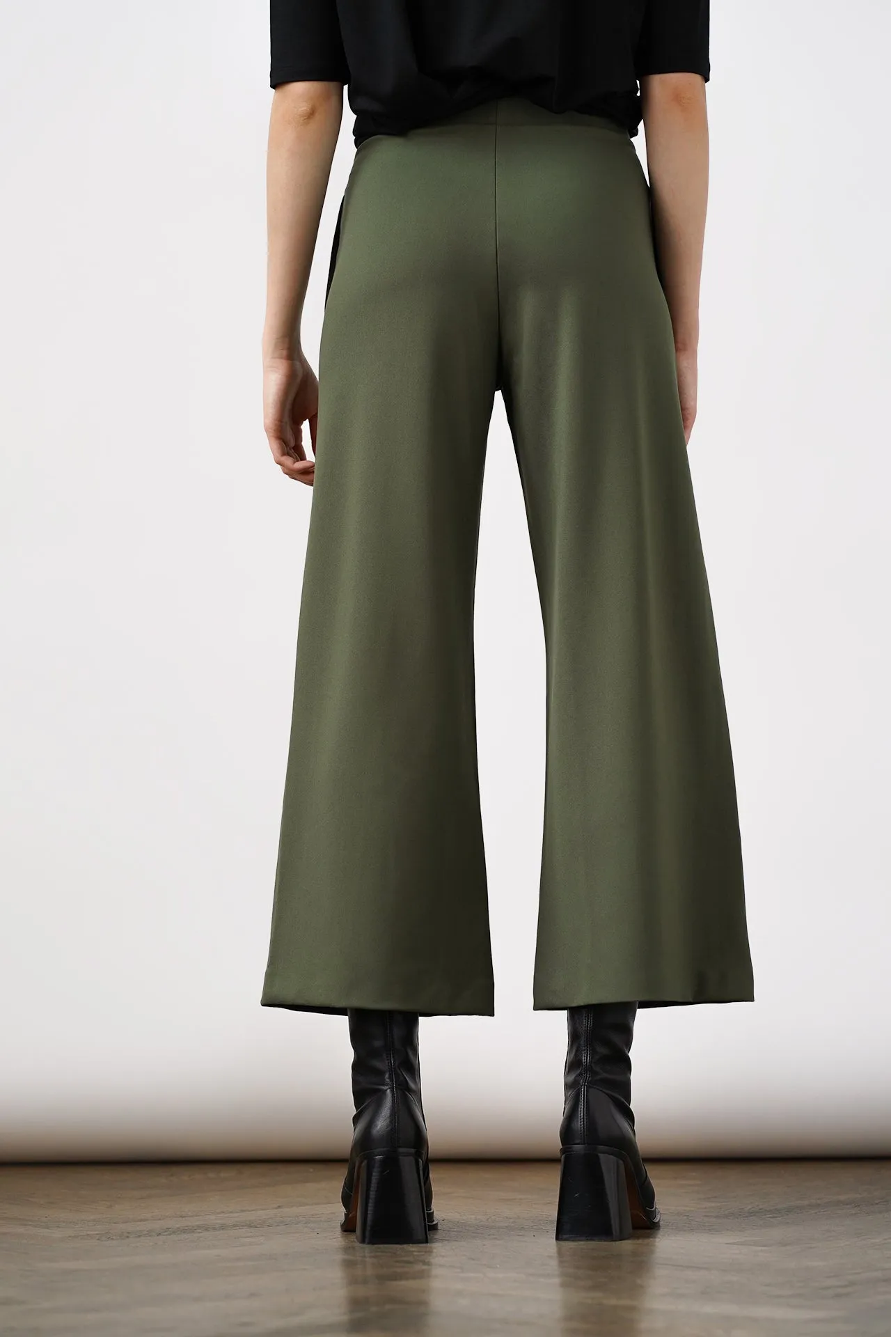 Lottie Wide Pants Forest Green