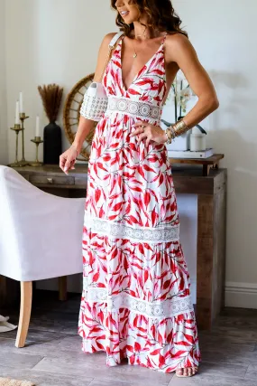 Luciana Maxi Dress- Pink