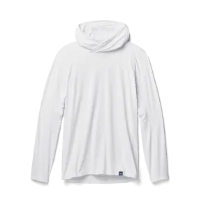 Men's Hooded Ultra Lightweight Sunshirt White