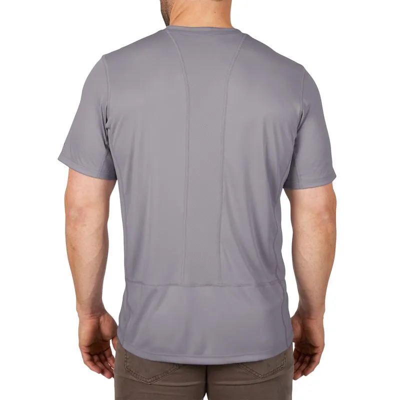 Milwaukee Workskin XL Short Sleeve Men's Crew Neck Gray Lightweight Performance Tee Shirt