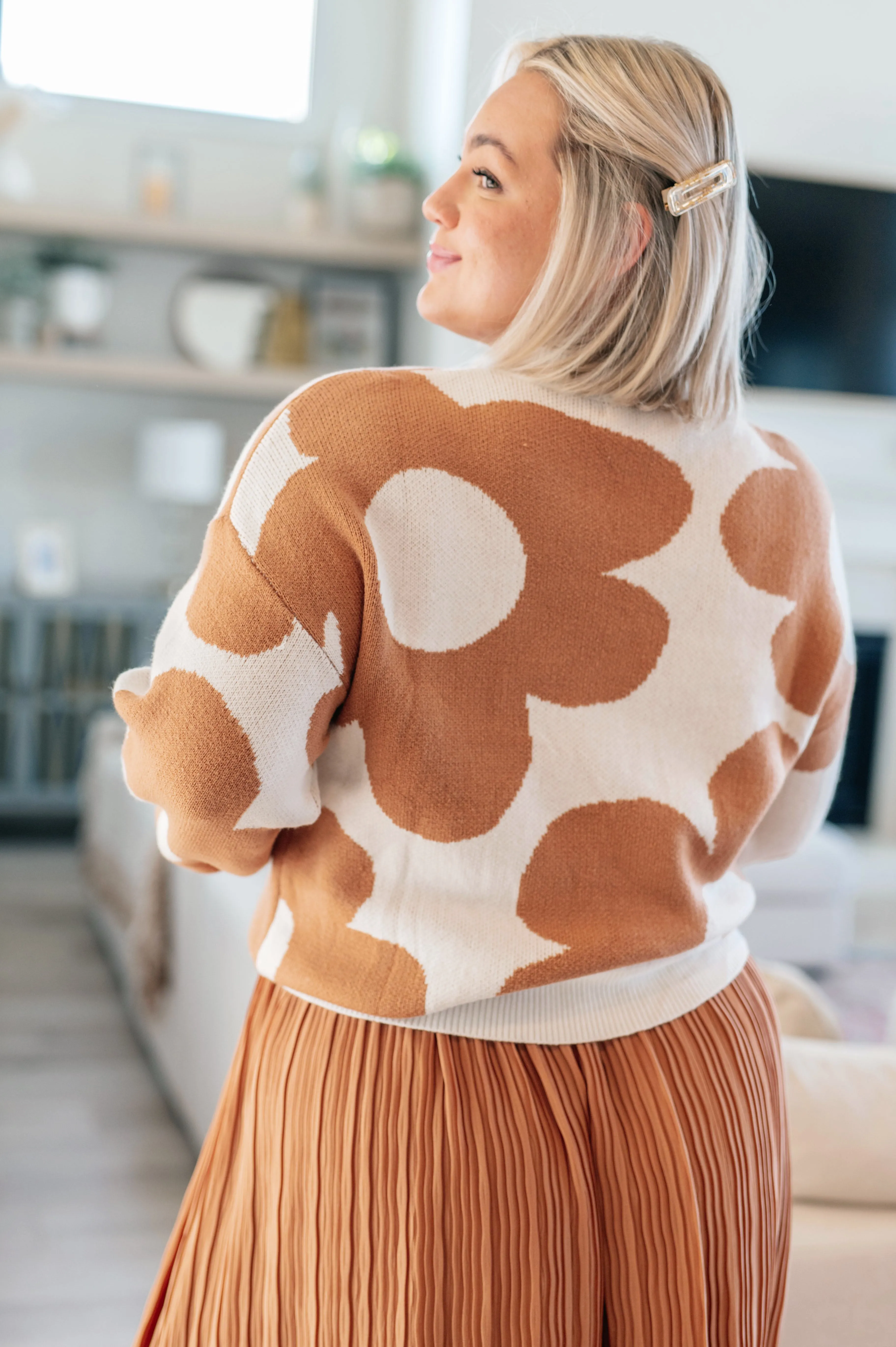 Mod Floral Sweater