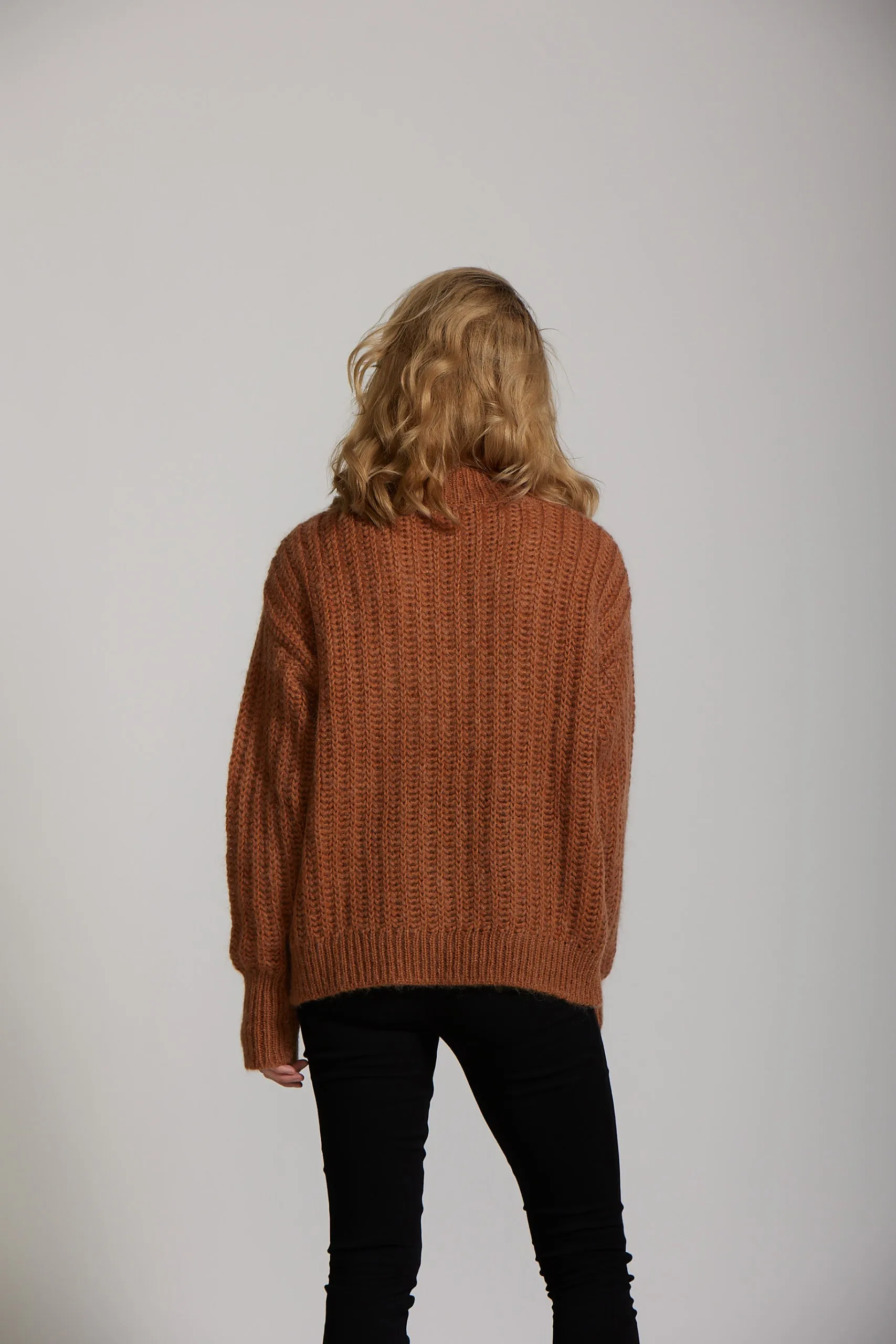 Mohair Sweater - Cinnamon