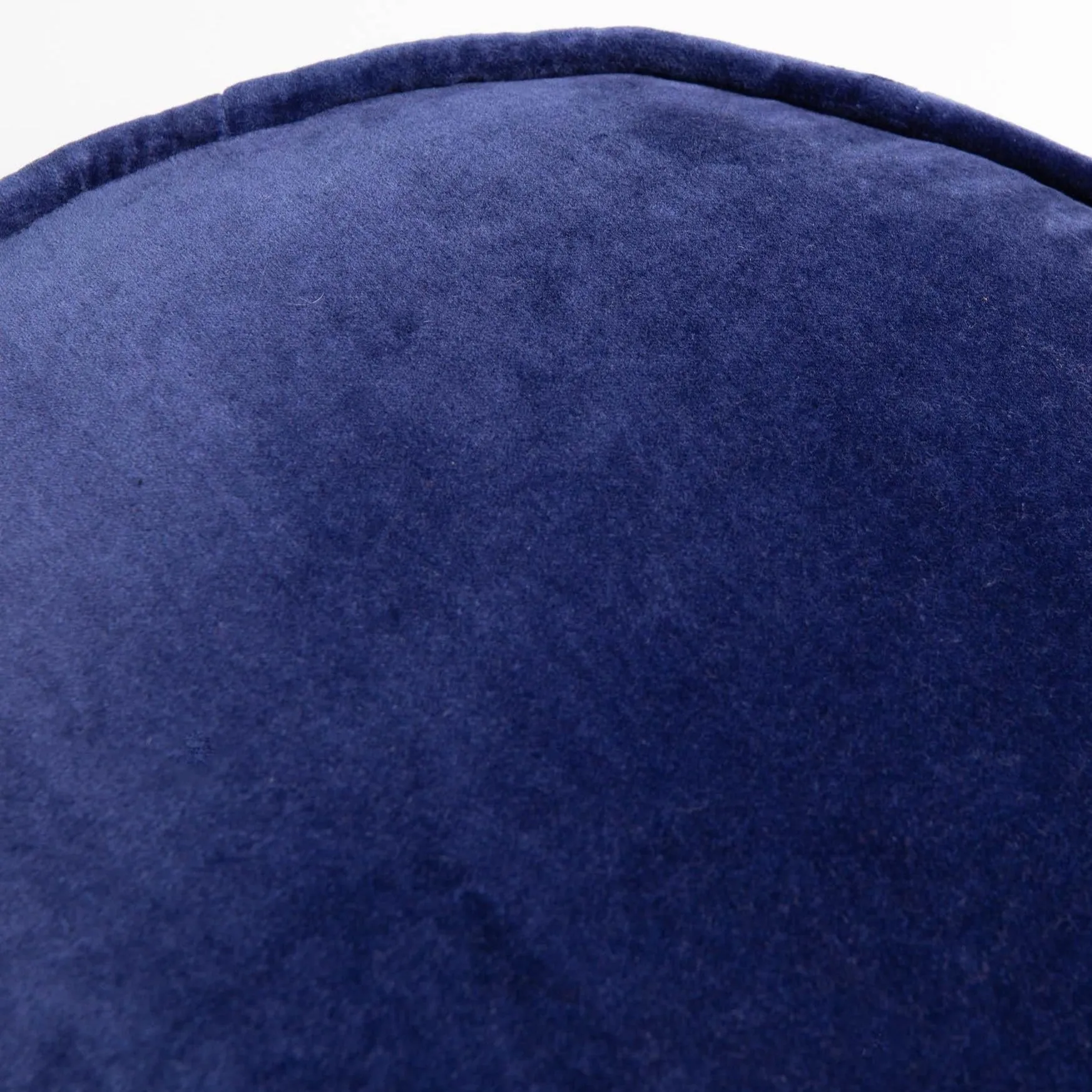 Navy Velvet Pea Cushion