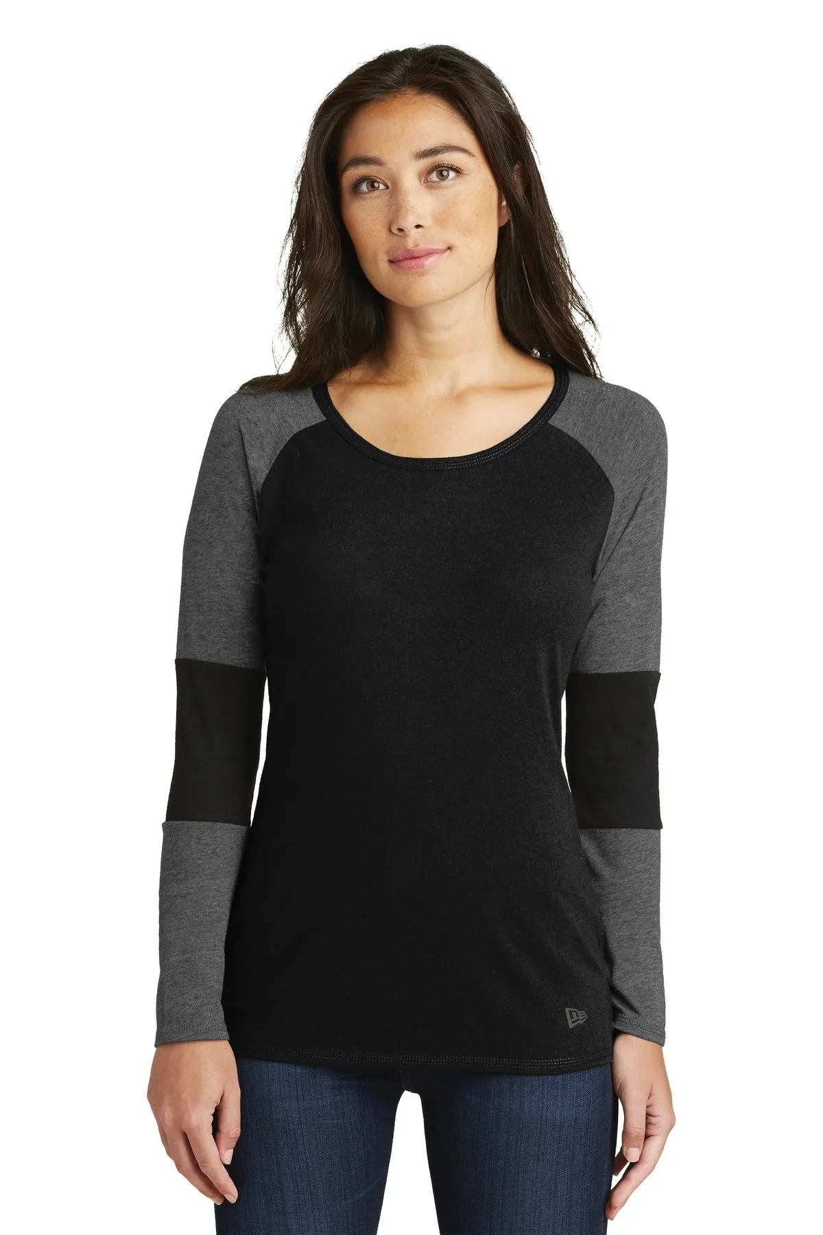 New Era ® Ladies Tri-Blend Performance Baseball Tee. LNEA132