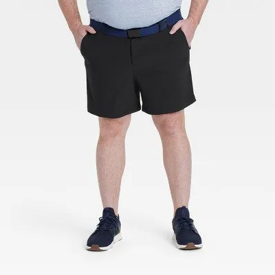 New - Men's Big Golf Shorts 7" - All In Motion Black 46