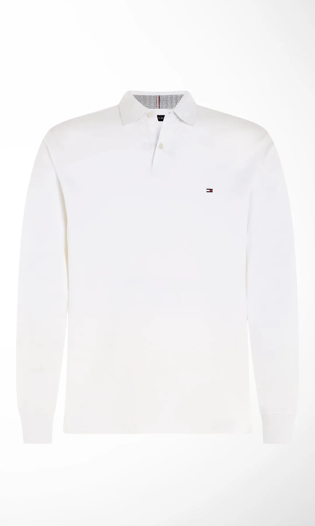 ORIGINAL Men Long Sleeve Cotton Polo Shirts (White)