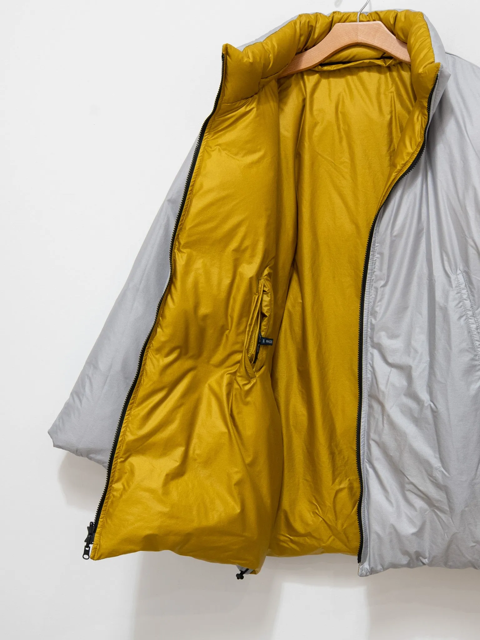 Orson Reversible Down Jacket - Gold/Silver