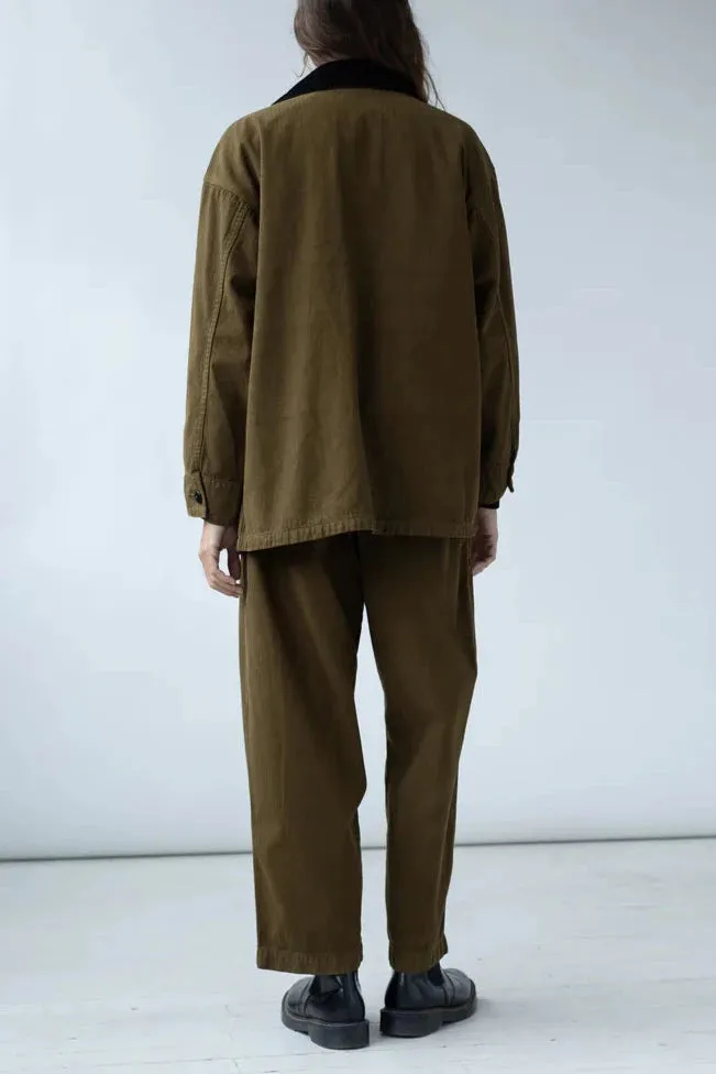 Painter Coat, Dark Olive