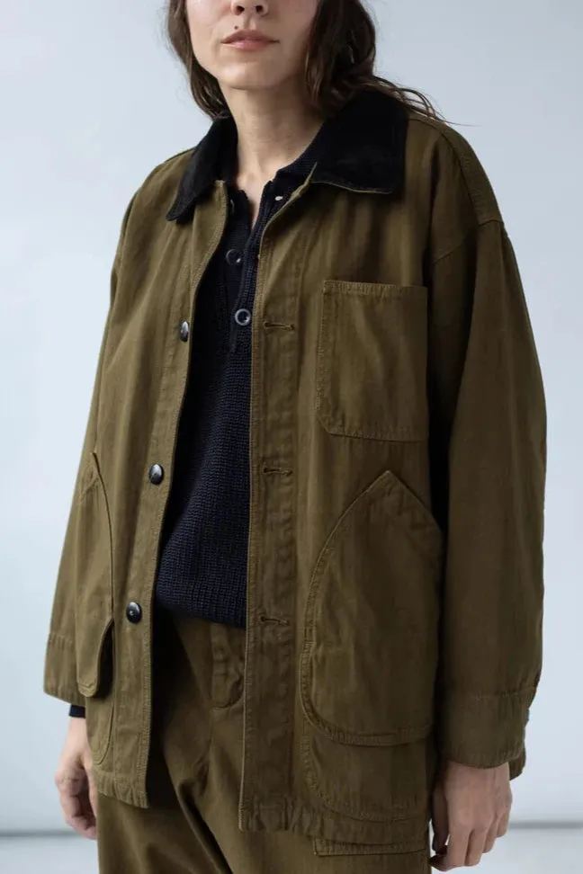 Painter Coat, Dark Olive