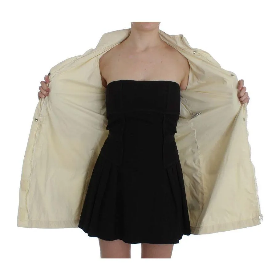 P.A.R.O.S.H. Chic Beige Trench Jacket Coat