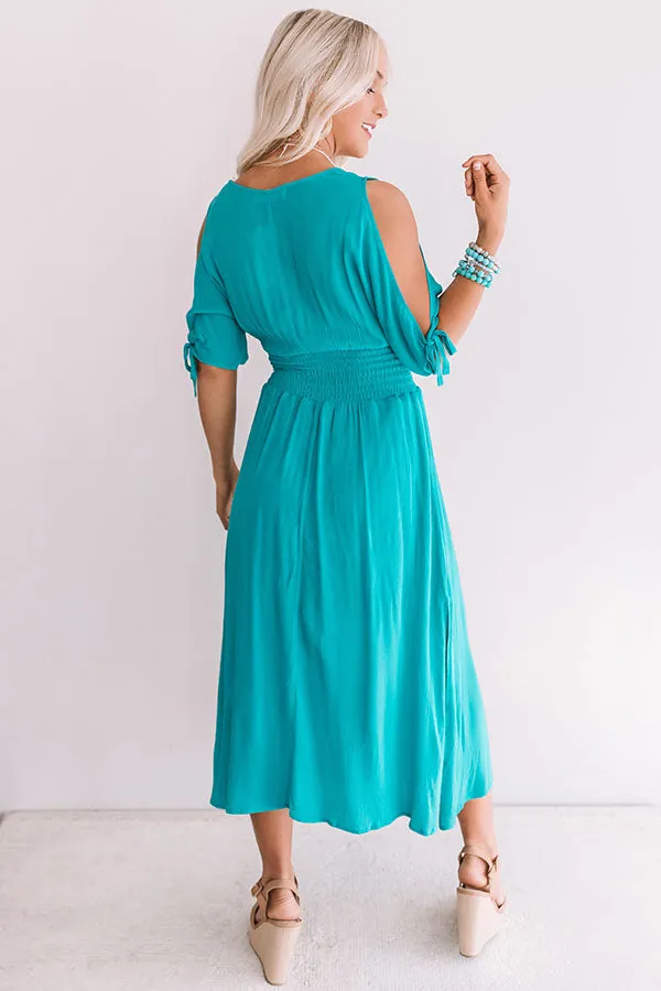 Passport To Prague Maxi In Turquoise