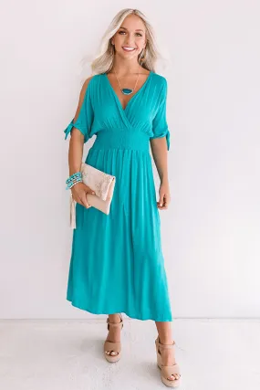 Passport To Prague Maxi In Turquoise