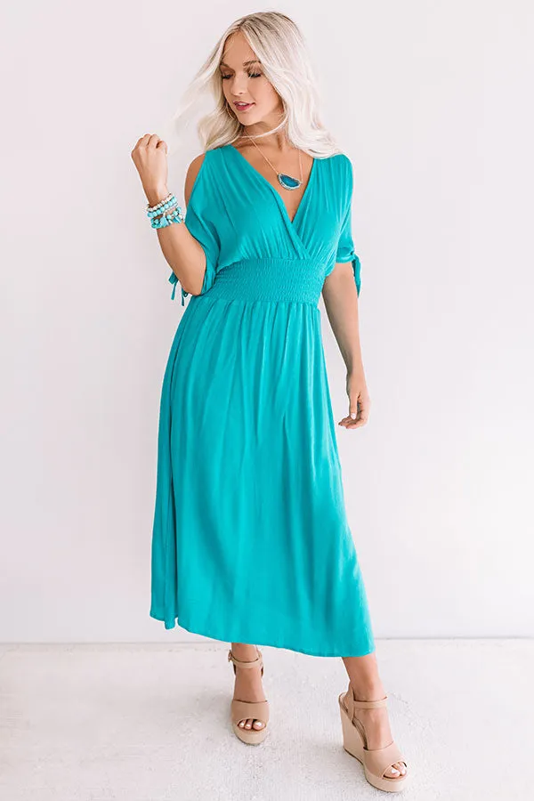 Passport To Prague Maxi In Turquoise