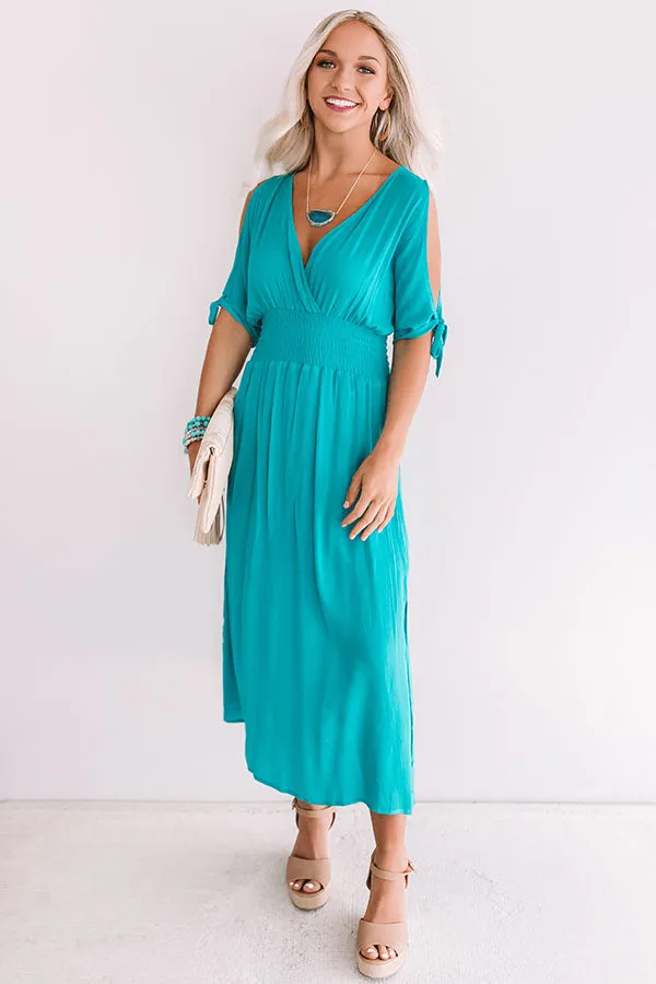 Passport To Prague Maxi In Turquoise