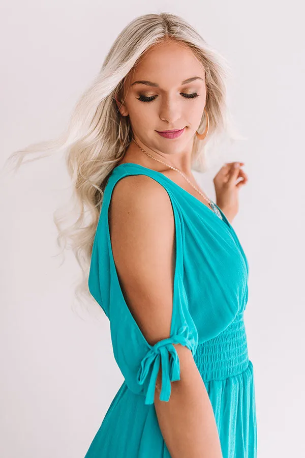 Passport To Prague Maxi In Turquoise