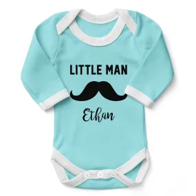 [Personalized] Endanzoo Organic Long Sleeves Baby Bodysuit - Little Man