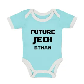 [Personalized] Endanzoo Organic Short Sleeve Bodysuit - Future Jedi Movie