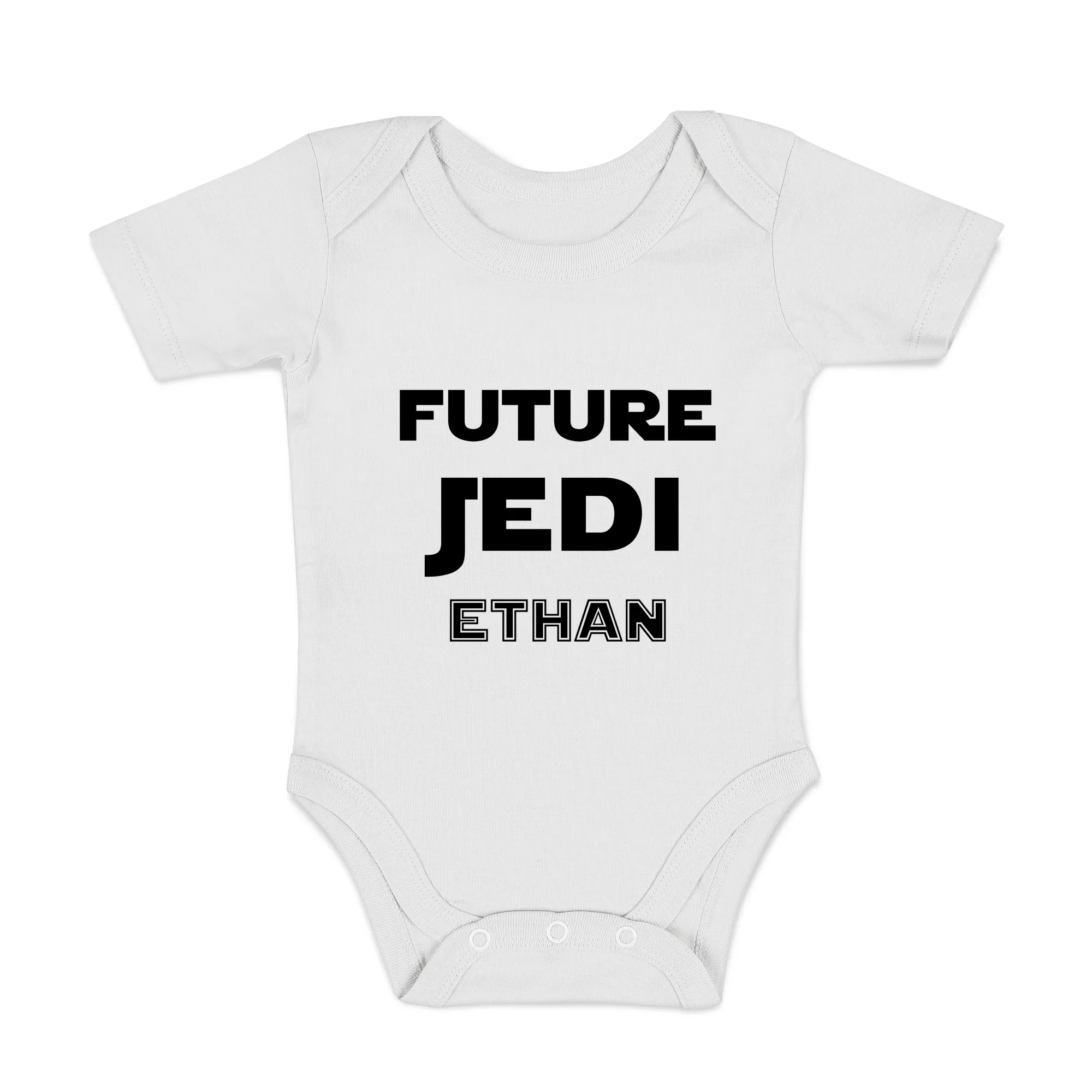 [Personalized] Endanzoo Organic Short Sleeve Bodysuit - Future Jedi Movie