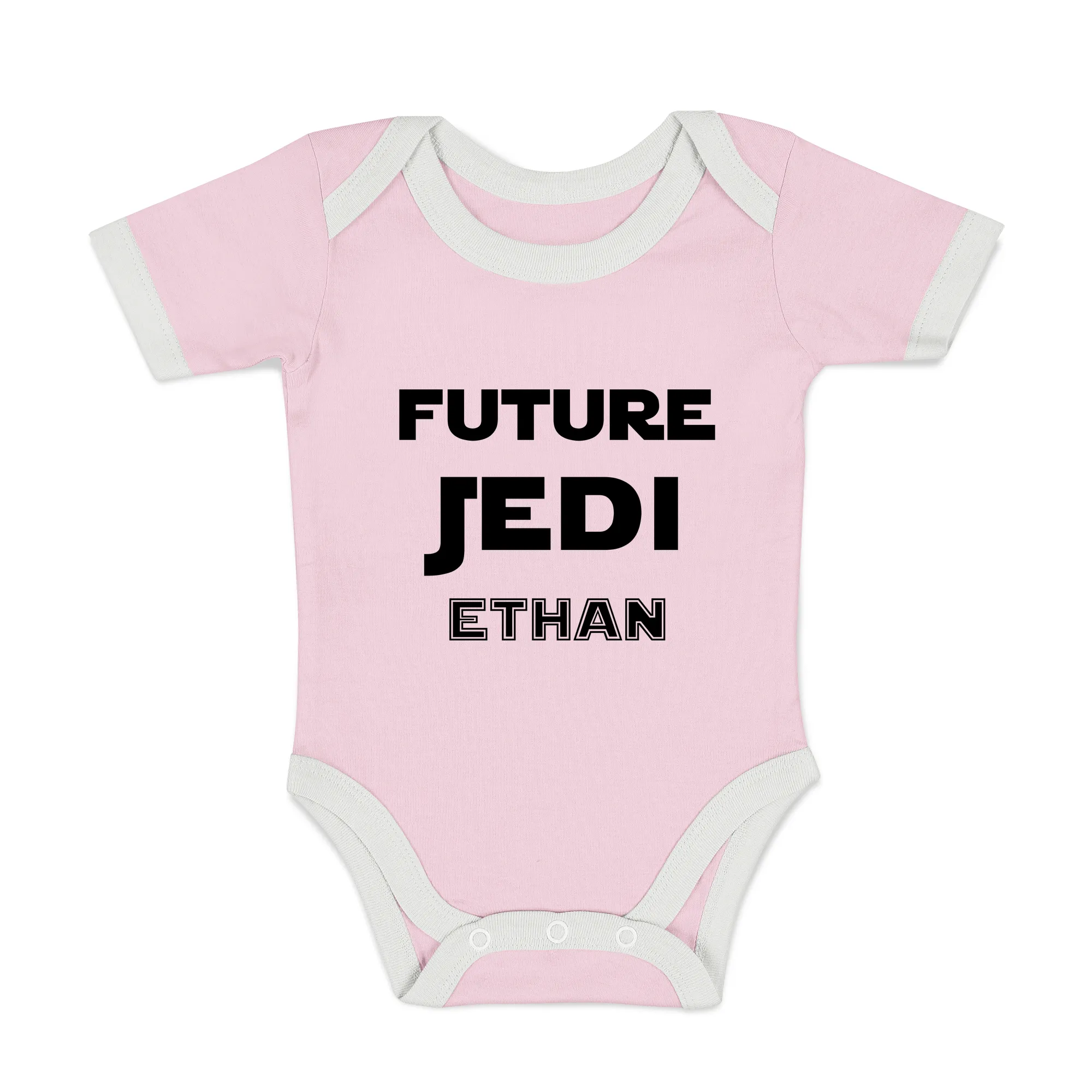 [Personalized] Endanzoo Organic Short Sleeve Bodysuit - Future Jedi Movie