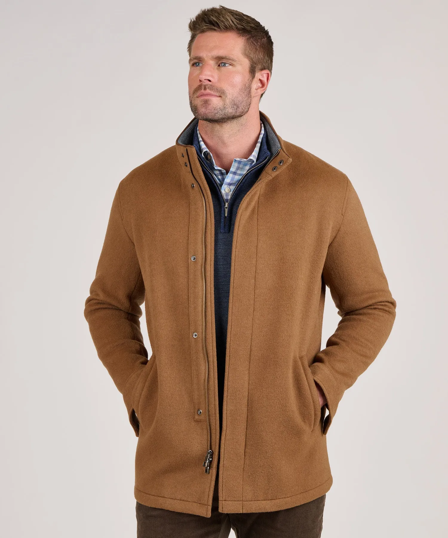 Peter Millar Crown Flex Fleece City Coat