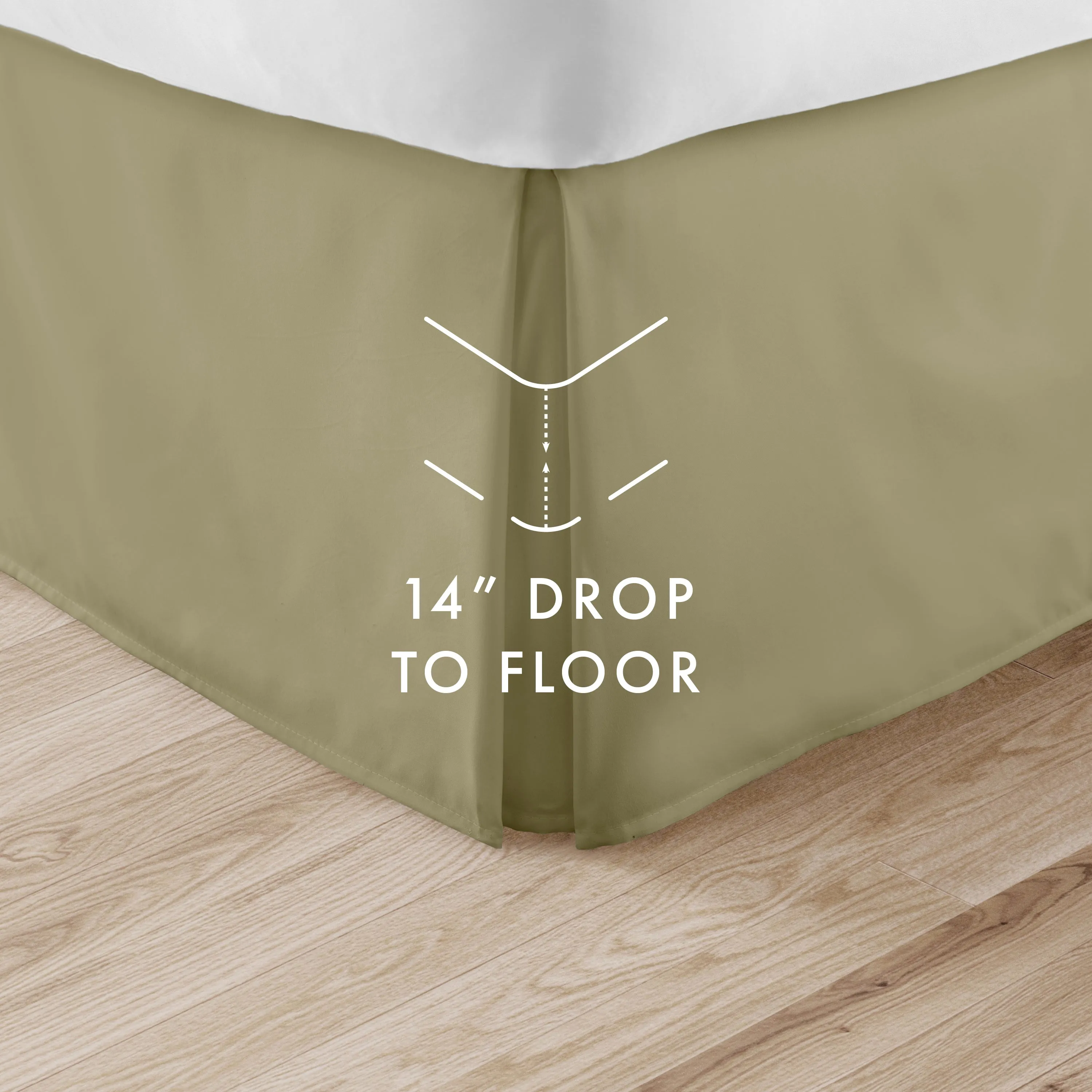 Pleated Dust Ruffle Bed Skirt (Sale)