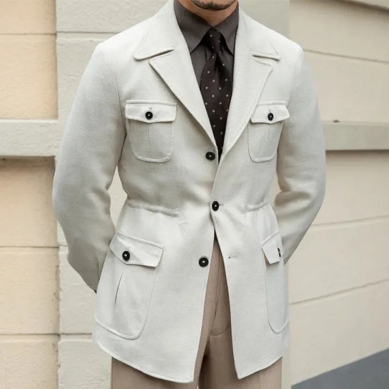 Pockets Single Breasted Trench Coat