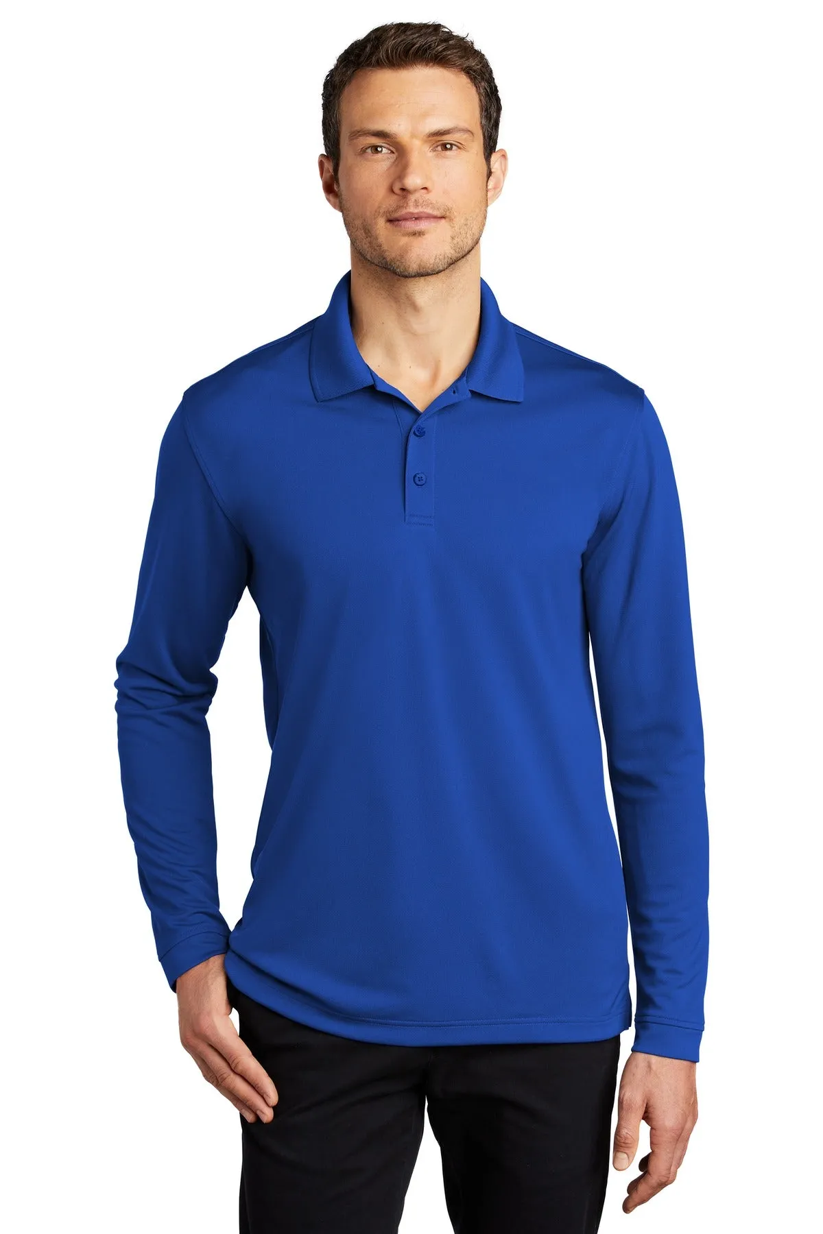 Port Authority ® Dry Zone ® UV Micro-Mesh Long Sleeve Polo K110LS