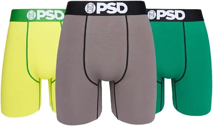 PSD Men's Might Cotton 3-Pack Boxer Briefs