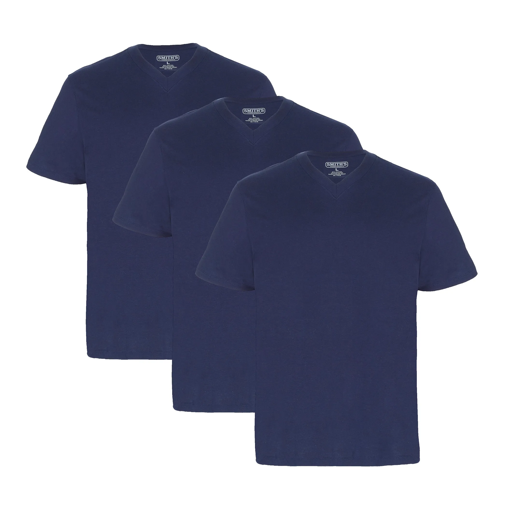 QUICK DRY V-NECK TEE 3-PACK