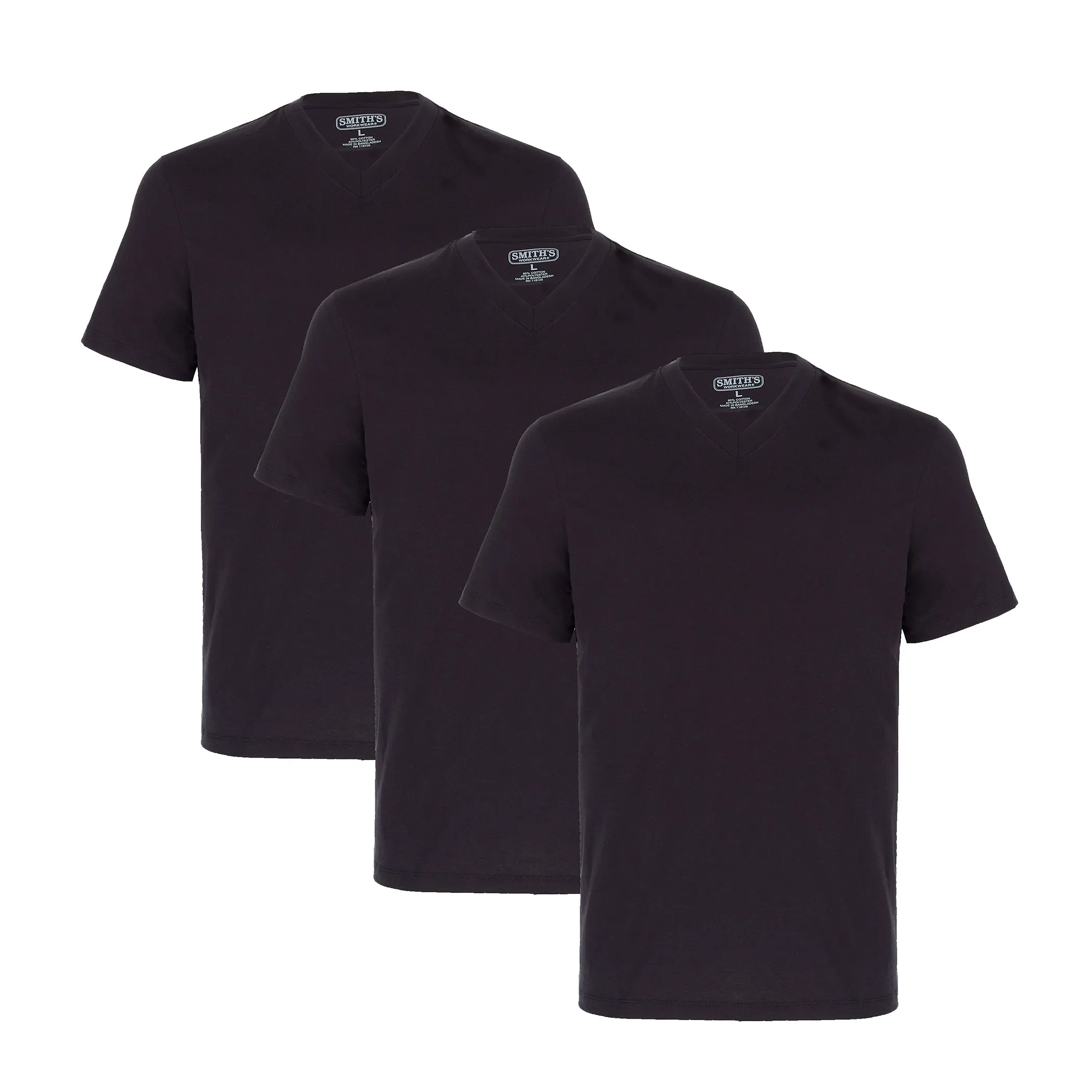 QUICK DRY V-NECK TEE 3-PACK