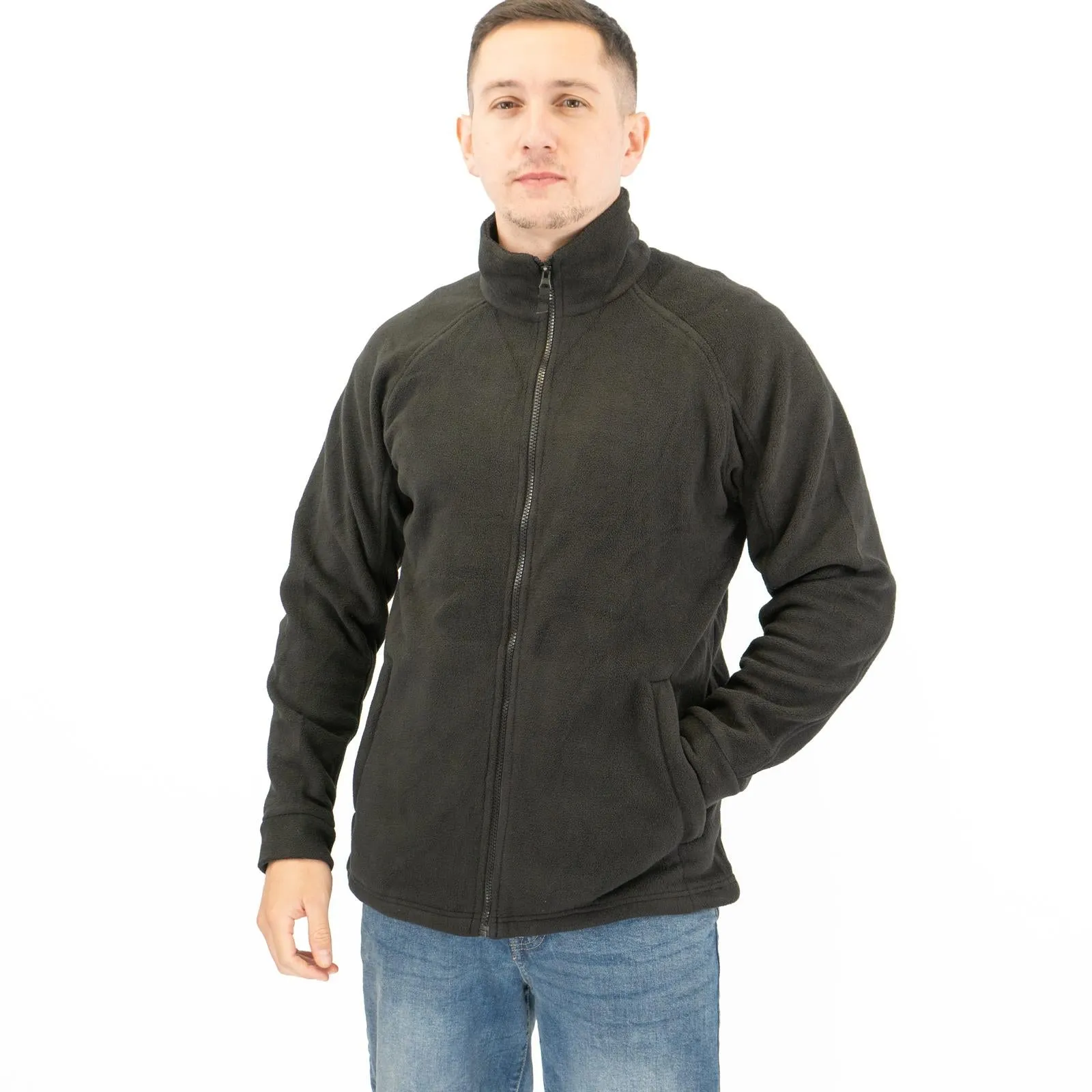 Regatta Thor Men's Fleece Jacket Black Full Zip