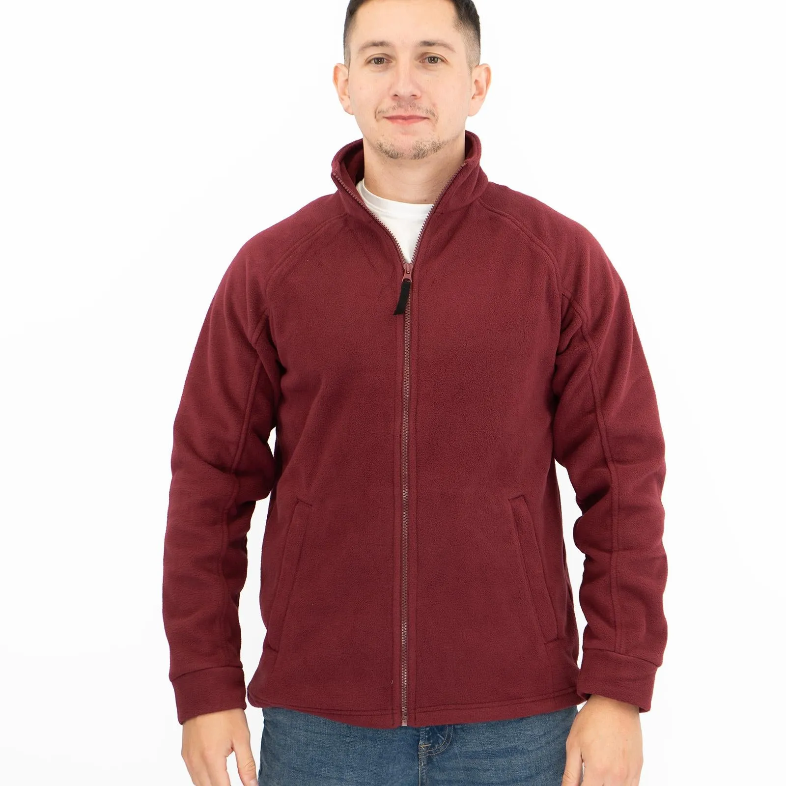 Regatta Thor Men's Fleece Jacket Burgundy Full Zip