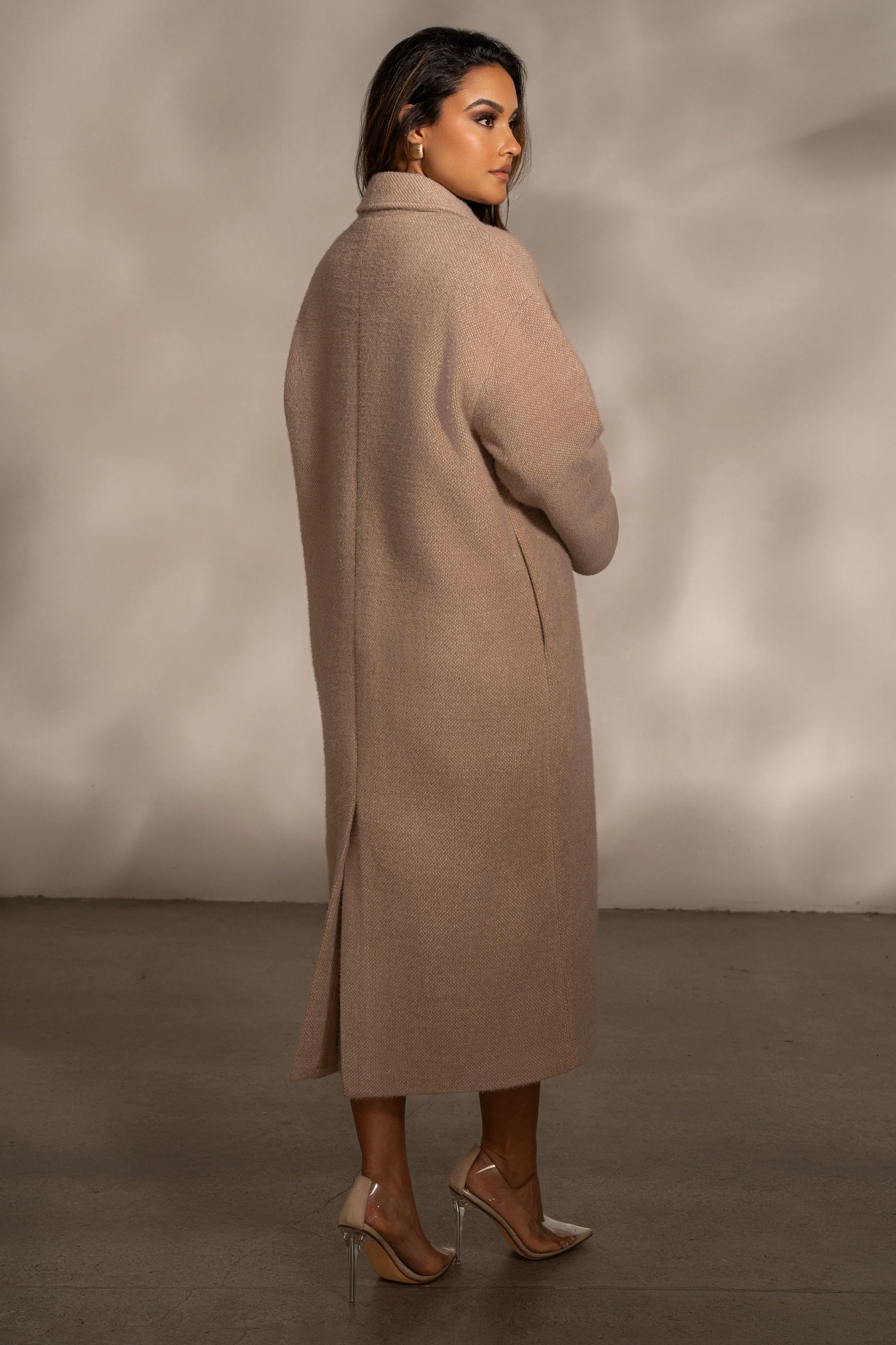 Sand Dion Oversized Coat