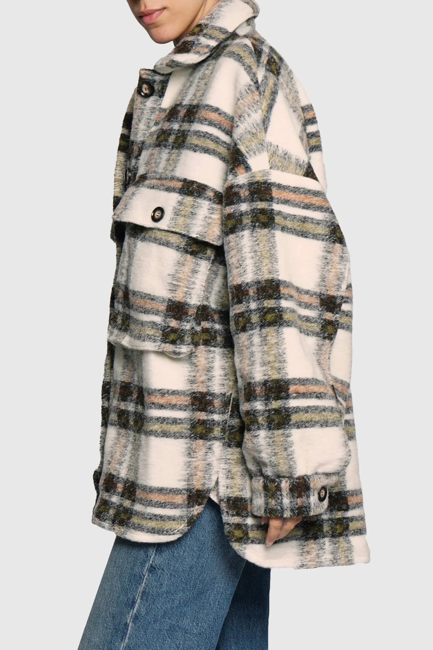 Sans Souci BIG PLAID JACKET