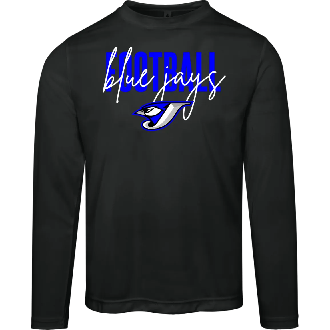 Script Football TT11L Team 365 Mens Zone Long Sleeve Tee