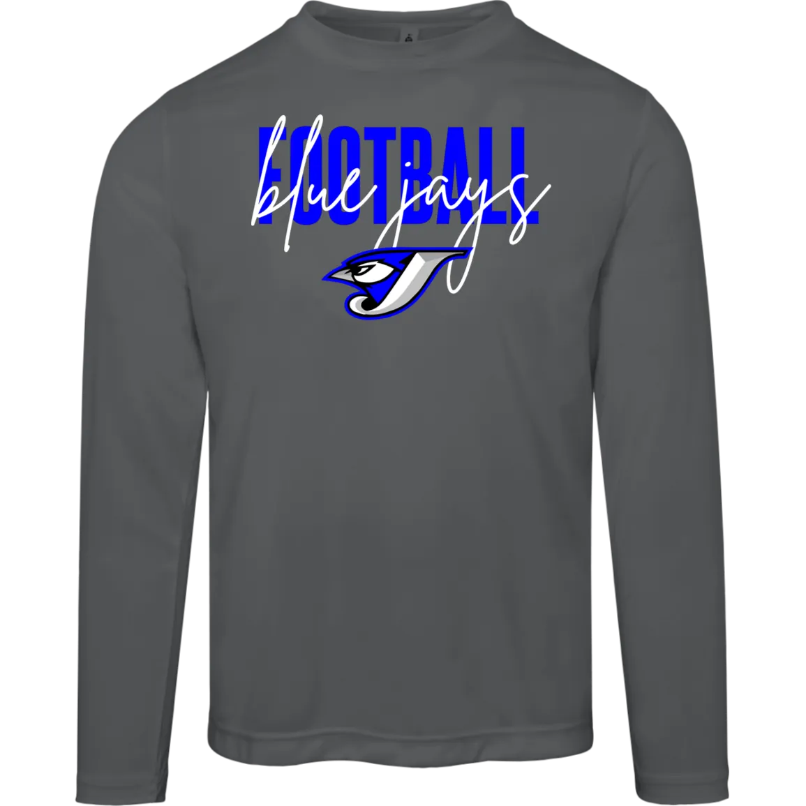 Script Football TT11L Team 365 Mens Zone Long Sleeve Tee