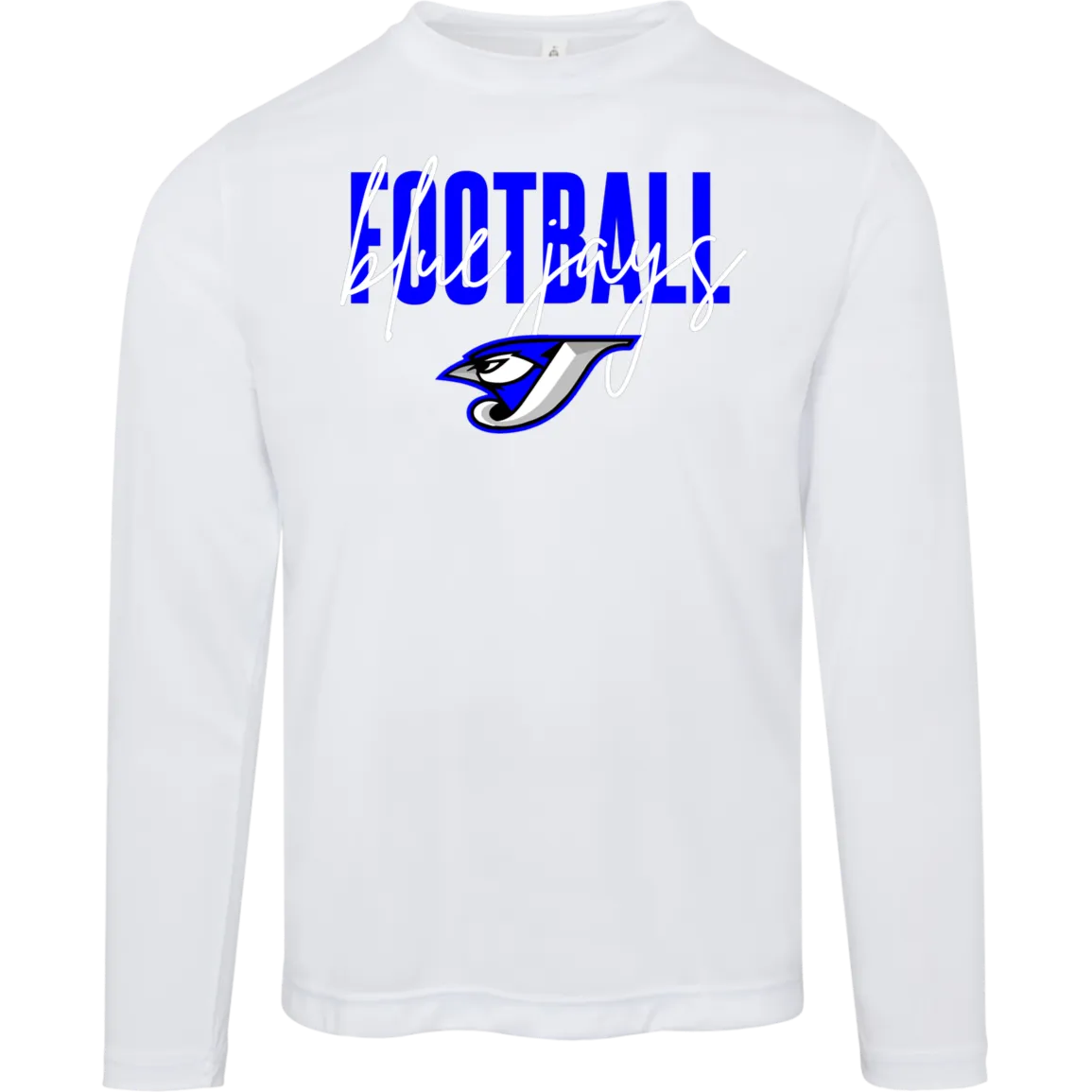 Script Football TT11L Team 365 Mens Zone Long Sleeve Tee