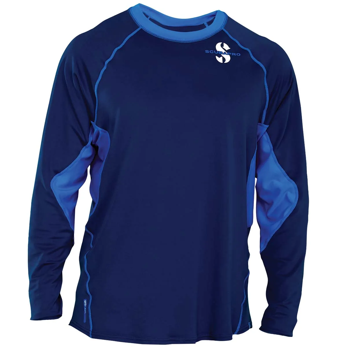 ScubaPro Men's UPF 50 Channel Flow Long Sleeve Rash Guard