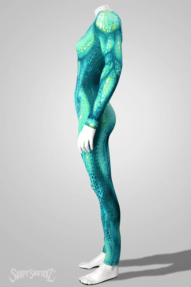 Sea Creature Pull Up Bodysuit - No Zipper - Cosplay | Athletics | Performance