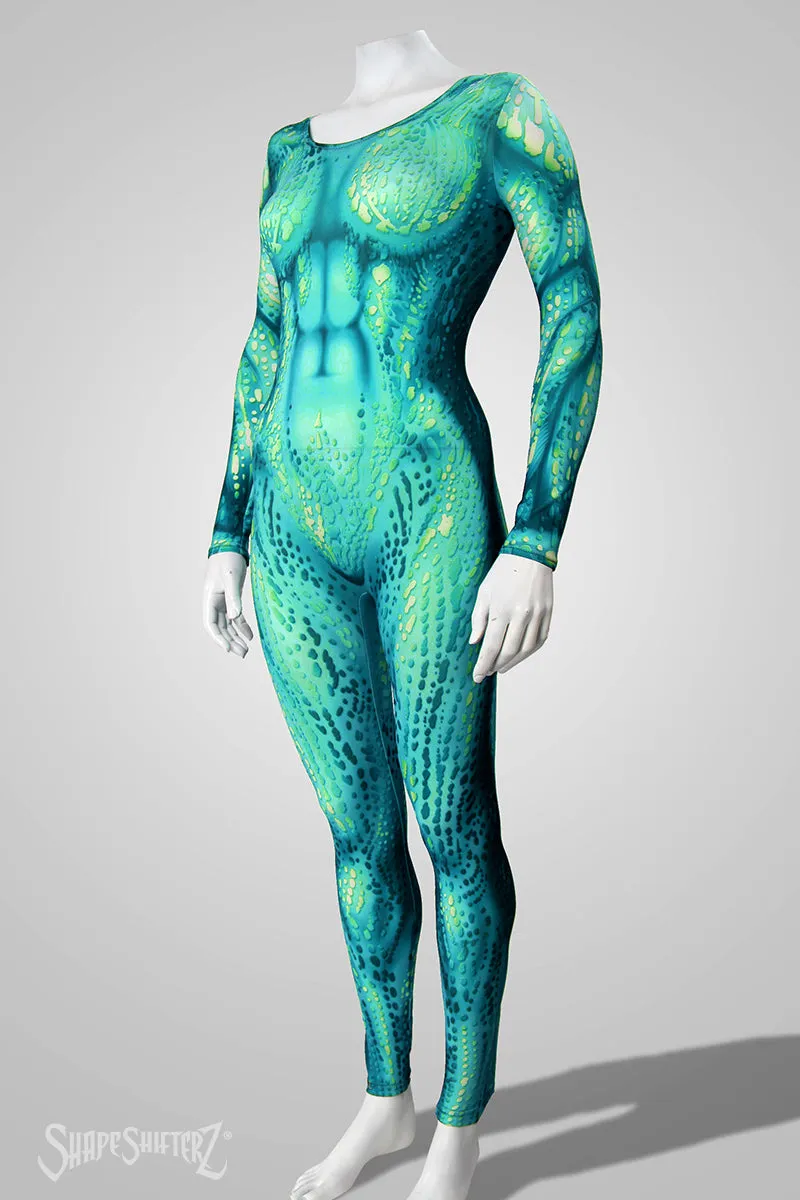 Sea Creature Pull Up Bodysuit - No Zipper - Cosplay | Athletics | Performance